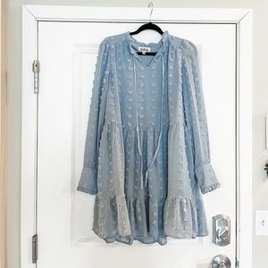 Pink blush maternity dress